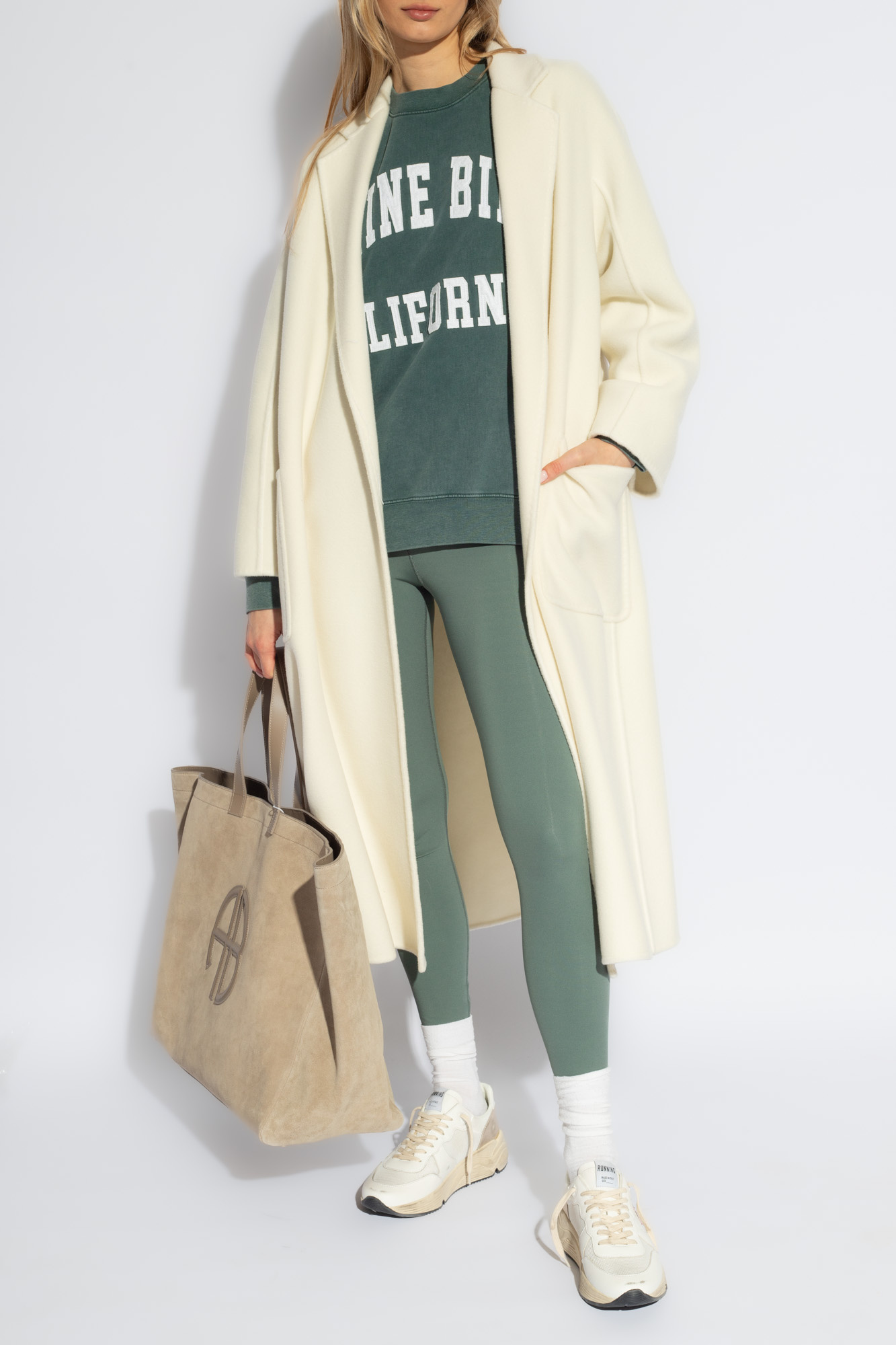 SchaferandweinerShops Australia - Green 'Miles' sweatshirt SchaferandweinerShops Australia - Green 'Miles' sweatshirt